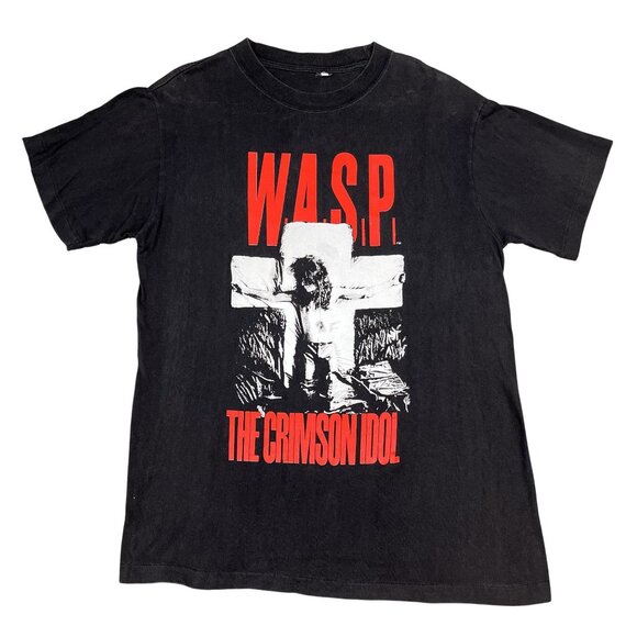 WASP Other - VTG WASP W.A.S.P. Crimson Idol Jonathan Lives Here 1992 Tour T-Shirt Sz Large